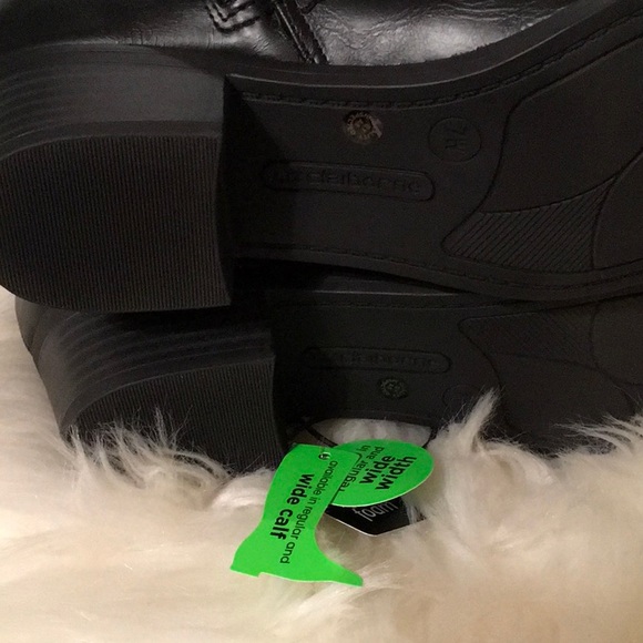 NWT Liz Claiborne black tan 7W boots - Picture 5 of 8